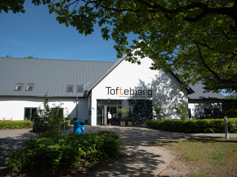 Toftebjerg, Them Bibliotek og Medborgerhus